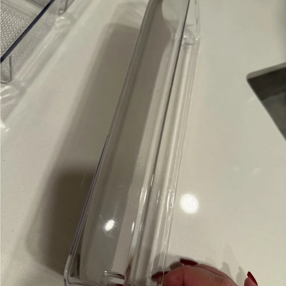 Clear Plastic Drawer Organizer (two piece)